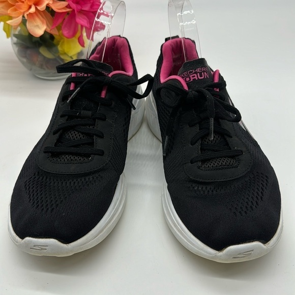 Skechers Go Run Black Pink Lightweight Sandal Size 11 SKT6012C - Picture 2 of 7